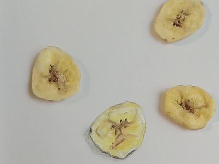 #如何用自己的专业耍酷 #创作灵感 #原创 #画画 一秒学会画孩子们喜欢吃的香蕉片,超级简单,一学就会。@之外美术教育