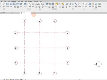 bim教程revit轴线一些视图不显示 #bim #revit #建筑模型 #三维建模 #建筑 #施工