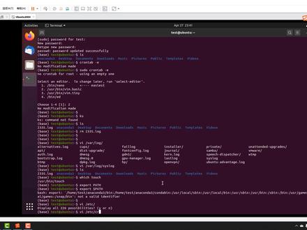 Linux中的crontab定时任务 #ubuntu #程序代码 #电脑技巧
