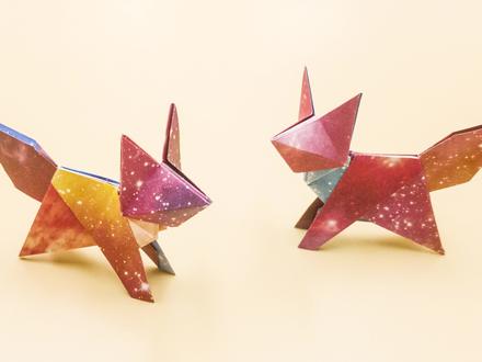 【折纸】两年后,重制一下这款小狐狸