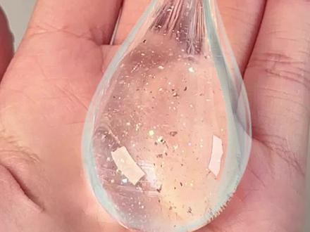 自制水滴捏捏💧小时候怎么没发现这个玩法#解压 #解压玩具 #大人也要玩玩具 #捏捏乐 #手工diy