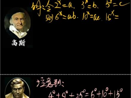 #初中数学 #思维训练 #拉马努金 #高斯 #自招 @趣学数学吧