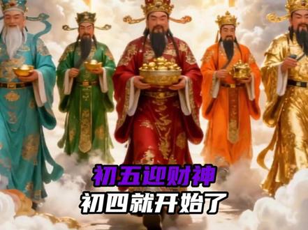 我将从现在开始接财运! #大年初五迎财神 #财神 #恭喜发财好运来