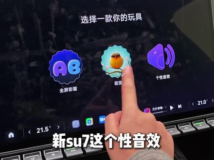 小米也有个性音效了!还能自定义设置有趣声音,可玩性超高! #小米su7 #新一代su7 #新款su7 #小米汽车 #我和我的小米汽车