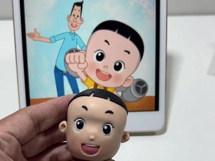 手工制作 大头儿子#手工 #大头儿子小头爸爸 #捏泥人