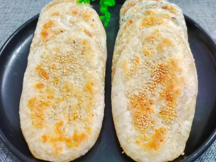 油酥饼最好的家常做法,不发面不醒面,外酥里软,口齿留香,好吃 #在家做美食 #油酥豆沙馅小饼