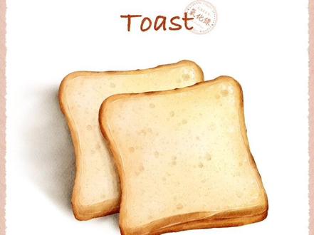 ipad水彩教程|烘焙篇|吐司
#ipad绘画教程 #ipad水彩 #ipad水彩美食 #美食插画 #画画教程