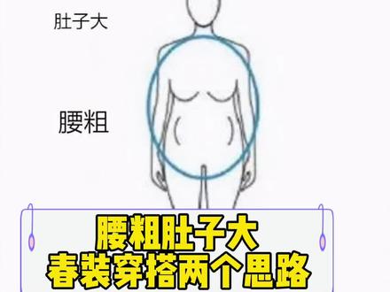 第一次被限制给静音了,重发一次。肚子大腰粗穿搭两个思路#156小个子穿搭 #微胖穿搭