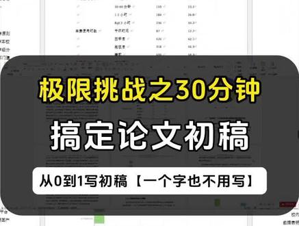 论文干货教程,30分钟搞定论文初稿。导师放养也不怕~#论文初稿 #知学术AI论文 #论文写作 #毕业论文 #大学生 @抖音小助手 @DOU+小助手