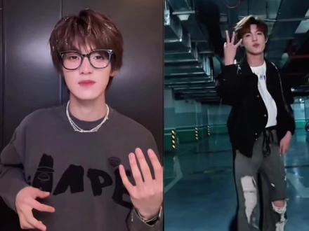 姐姐平时都化这么浓的妆吗??#张泽禹