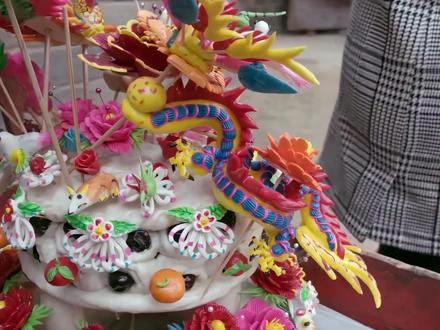 花馍既无范本参考,也无底样依据,却做的活灵活现,叹为观止! #抖音年味争霸赛 #正统派 #花馍 #闻喜 #北方美食