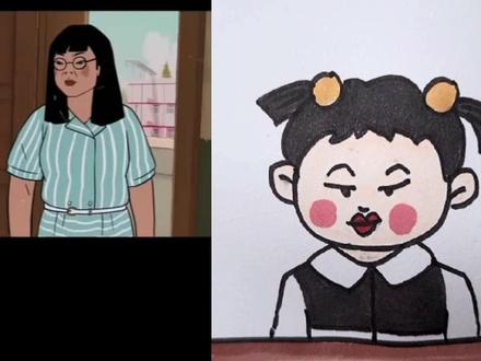 小时候的36色水彩笔#简笔画教程