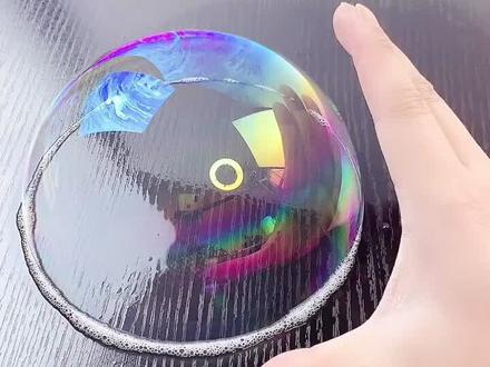 制作能吹大泡泡的泡泡液❤️咱们比一比,谁吹的更大!