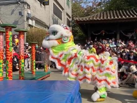 春节期间哪里看舞狮表演最精彩,国内当然应该是佛山黄飞鸿啦……你们说呢?#龙狮文化 #醒狮 #台上一分钟台下十年功 #高桩醒狮 #醒狮文化 @抖音小助手