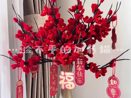 和姥姥一起做不用打胶的扭扭棒红梅新年挂卡瓶插吧! 春节将至,搓一瓶喜庆的扭扭棒红梅吧!#创作灵感 #手工 #手工diy #扭扭棒 #春节 @创作灵感小助手 @DOU+小助手 @抖音小助手