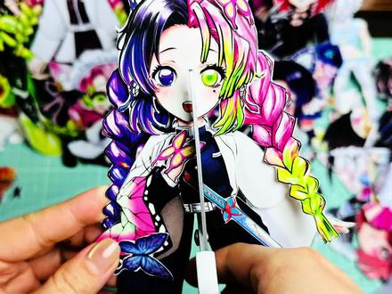 看看我这次翻车了吗?😜 甘露寺蜜璃蝴蝶忍合体可动纸片人#做手工我是认真的 #蝴蝶忍 #甘露寺蜜璃 #鬼灭之刃 #可动纸片人教程