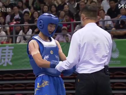 第十五届全运会武术散打半决赛。