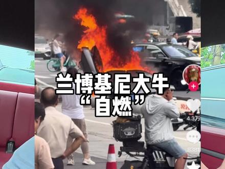 兰博基尼大牛“自燃”,无非就几种原因。#租车#上海租车