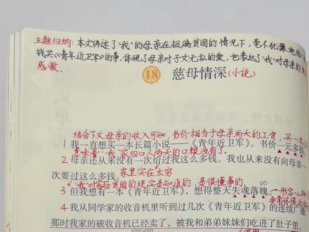 #五年级上册语文 五年级上册语文《慈母情深》考点精讲