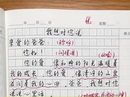 五年级上册第六单元同步作文《我想对您说》#作文题目 #父母必看系列 #写信 #知识分享 #优秀范文 赶快关注收藏吧