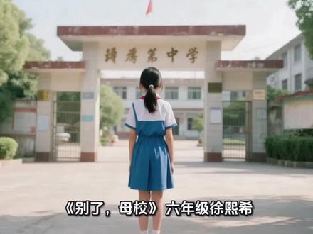 #为学教育·快乐作文一周作文展播 六年级《别了,母校》