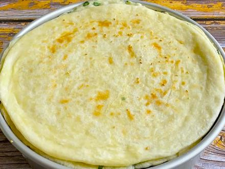 做了2年的大饼,第一次烙烫面家常饼,柔软筋道香酥又多层,好吃