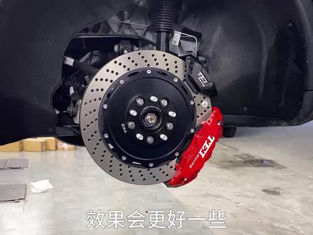 特斯拉modelY升级tei刹车#tei #tei刹车 #刹车卡钳 #特斯拉 #特斯拉modely