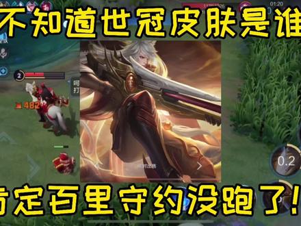 还不知道世冠皮肤是谁?