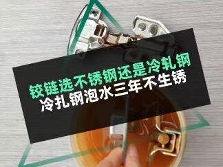 柜门铰链选不锈钢好还是冷轧钢好,304不锈钢就不生锈吗?冷扎钢泡水三年不生锈#铰链知识