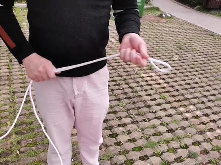 户外吊床绑绳打结方法,吊床绳子安装视频,吊床秋千 #绳结 #吊床秋千