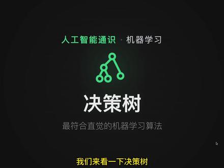 决策树——会 if...else 就能懂的机器学习算法 #XGBoost #随机森林 #基尼系数