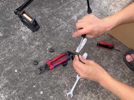 后反光片安装视频#自行车