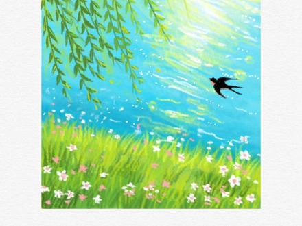 备忘录画画 新手友好的春日来信🌿#绘画教程 #跟着抖音学画画 #零基础学画画 #春天你好