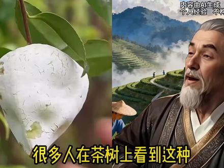 茶树上的“白桃子”可补肾是发霉了! 儿时漫山遍野找的“茶泡”,如今比金子还稀罕!#植物科普 #茶耳 #识百草 #科普