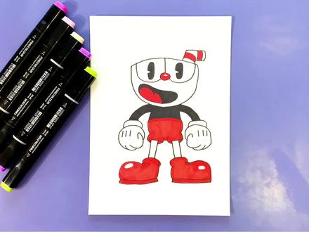 两分钟学会的简笔画茶杯头,收藏起来给让孩子跟着学画画吧 #儿童简笔画 #简笔画教程 #儿童画 #零基础学画画