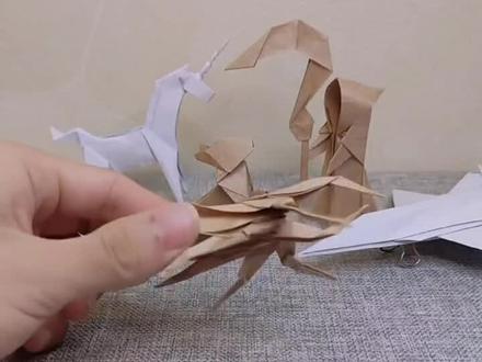 其实我叫独角仙#折纸 #手工 #手工制作