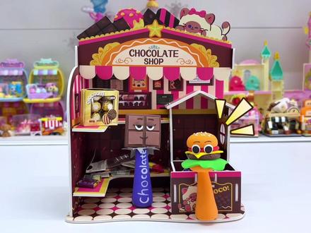 你喜欢吃汉堡吗?又成功建造了一家汉堡店! #手工 #粘土 #节奏盒子 #玩具 #青年创作者成长计划