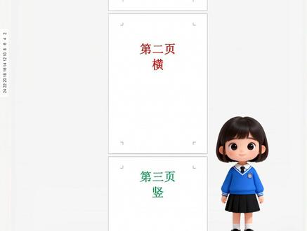 文档中一页,纵向变横向 #word#办公技巧#wps#office办公技巧#每天学习一点点