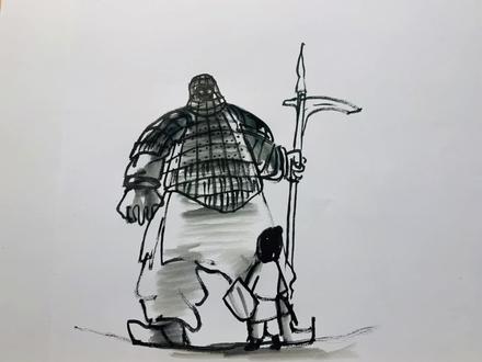 大秦战斗力强是有原因的#灵魂画手 #充能计划 #画画 #拔根鼻毛画幅画 @抖音小助手 @DOU+小助手