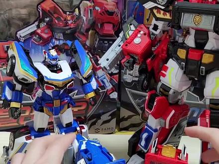 炫卡斗士W 炫蓝巨狮王 变形合体