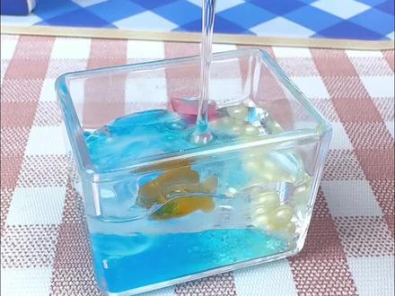 周末跟女儿一起diy制作迷你水族馆!#手工diy #玩具推荐 #创意手工 #微缩世界