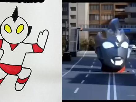 奥特曼打怪兽#奥特曼儿童画 #赛罗奥特曼