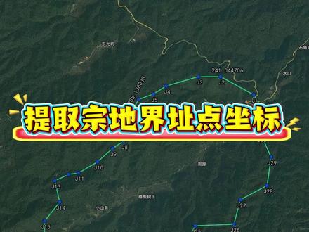 如何快速提取宗地范围界址点并导出坐标数据 #界址点 #宗地测量 #测绘 #gis教程 #BigemapPro