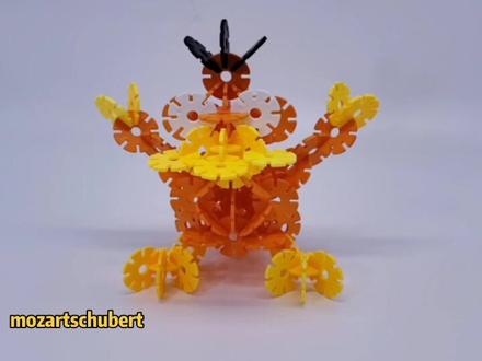 雪花片攻略 神奇宝贝 可达鸭 84片 二星难度#雪花片 #精灵宝可梦 #手工