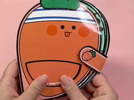 胡萝卜运动会安静书教程#安静书 #安静书教程 #安静书自制教程 #安静书制作