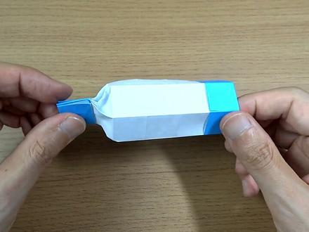 简单有趣的折纸针头玩具,两张纸组合而成,还能动!