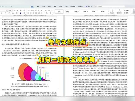 初稿参考文献如何一键修改全角半角 #宏智树ai #研究生 #毕业季 #研究生日常 #初稿