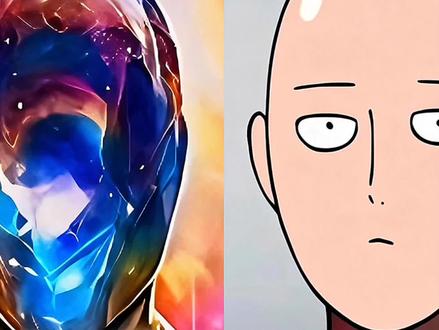 最强光头之争,最高作者VS琦玉!#战力对比 #动漫杂谈 #青年创作者成长计划