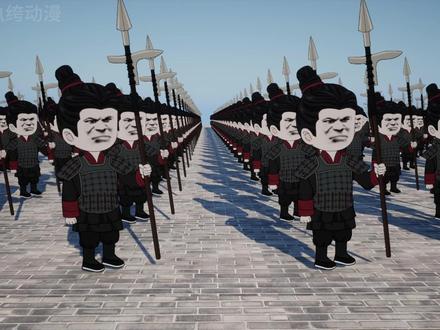 《虾史大秦之横扫六国》 第一集:诛暴乱,平六国,攻韩。 #原创动画 #虾仁动画 #3D #二次元 #三维动画