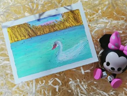 今天天气那么好
一起去天鹅湖边走走嘛🥰🥰🥰
#油画棒 #画画 #天鹅湖